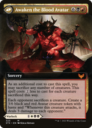 Extus, Oriq Overlord // Awaken the Blood Avatar (STX-323) - Strixhaven: School of Mages: (Extended Art)