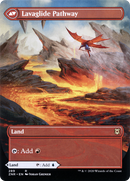 Riverglide Pathway // Lavaglide Pathway (ZNR-289) - Zendikar Rising: (Showcase) (Borderless)