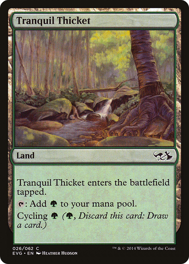 Tranquil Thicket (DD3-026) - Duel Decks Anthology: Elves vs. Goblins