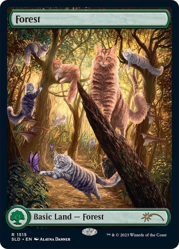 Forest (SLD-1515) - Secret Lair Drop: (Full Art) Foil