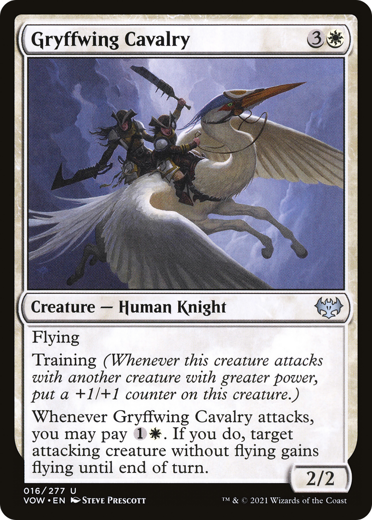Gryffwing Cavalry (VOW-016) - Innistrad: Crimson Vow Foil