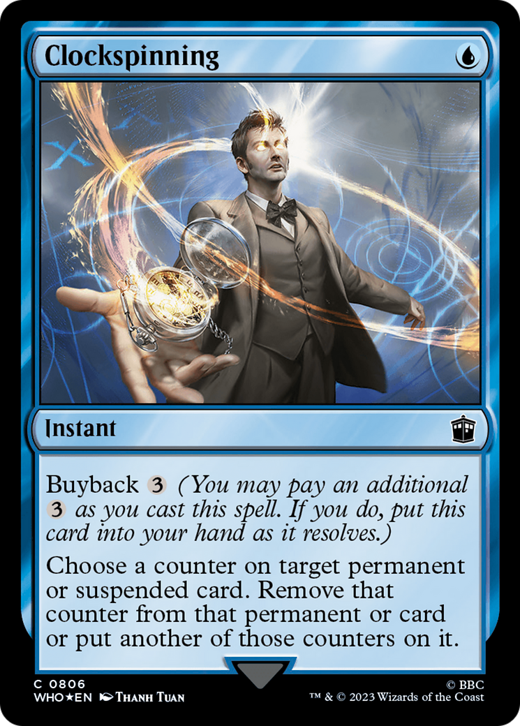 Clockspinning (WHO-806) - Doctor Who Foil