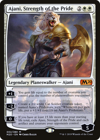 Ajani, Strength of the Pride (M20-002) - Core Set 2020