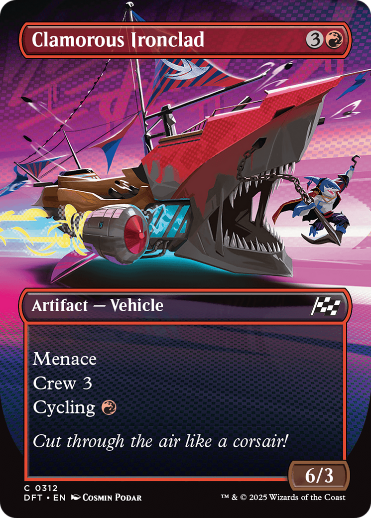 Clamorous Ironclad (DFT-312) - Aetherdrift (Borderless)