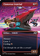Clamorous Ironclad (DFT-312) - Aetherdrift (Borderless) Foil