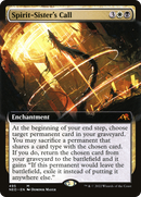 Spirit-Sister's Call (NEO-495) - Kamigawa: Neon Dynasty: (Extended Art) Foil