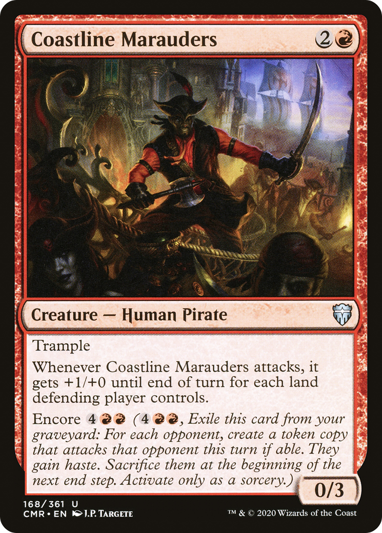 Coastline Marauders (CMR-168) - Commander Legends Foil
