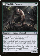Wolfkin Outcast // Wedding Crasher (VOW-229) - Innistrad: Crimson Vow: (Double Faced Transform) Foil