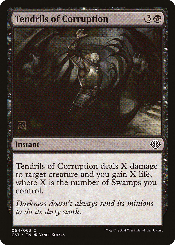 Tendrils of Corruption (DD3-054) - Duel Decks Anthology: Garruk vs. Liliana