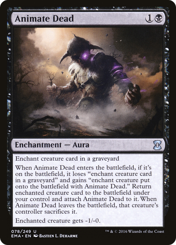 Animate Dead (EMA-078) - Eternal Masters Foil