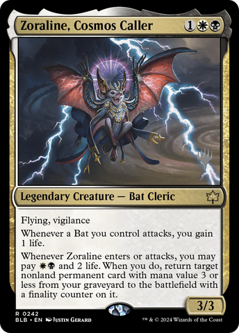 Zoraline, Cosmos Caller (PPBLB-242) - Bloomburrow Promos Foil