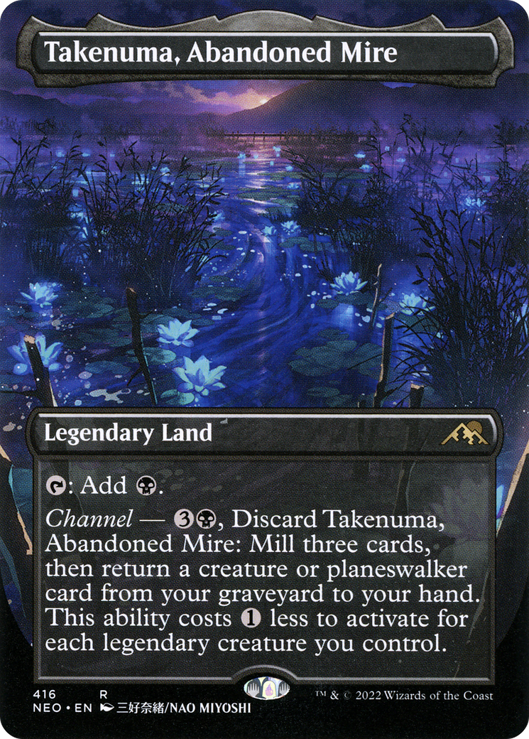 Takenuma, Abandoned Mire (NEO-416) - Kamigawa: Neon Dynasty (Borderless)