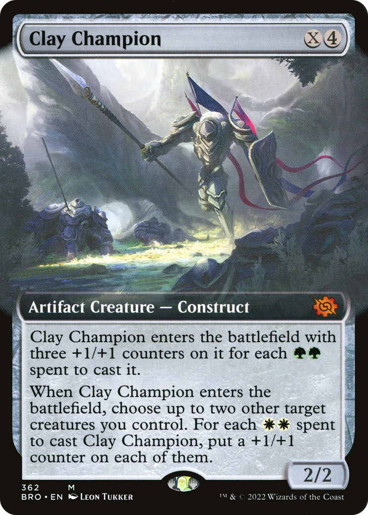 Clay Champion (BRO-362) - The Brothers' War: (Extended Art)