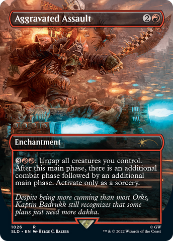 Aggravated Assault (SLD-1026) - Secret Lair Drop (Borderless) Foil