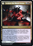 Extus, Oriq Overlord // Awaken the Blood Avatar (PRE-149) - Strixhaven: School of Mages Promos Foil