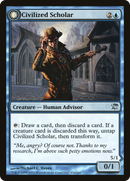 Civilized Scholar // Homicidal Brute (ISD-047) - Innistrad: (Double Faced Transform) Foil
