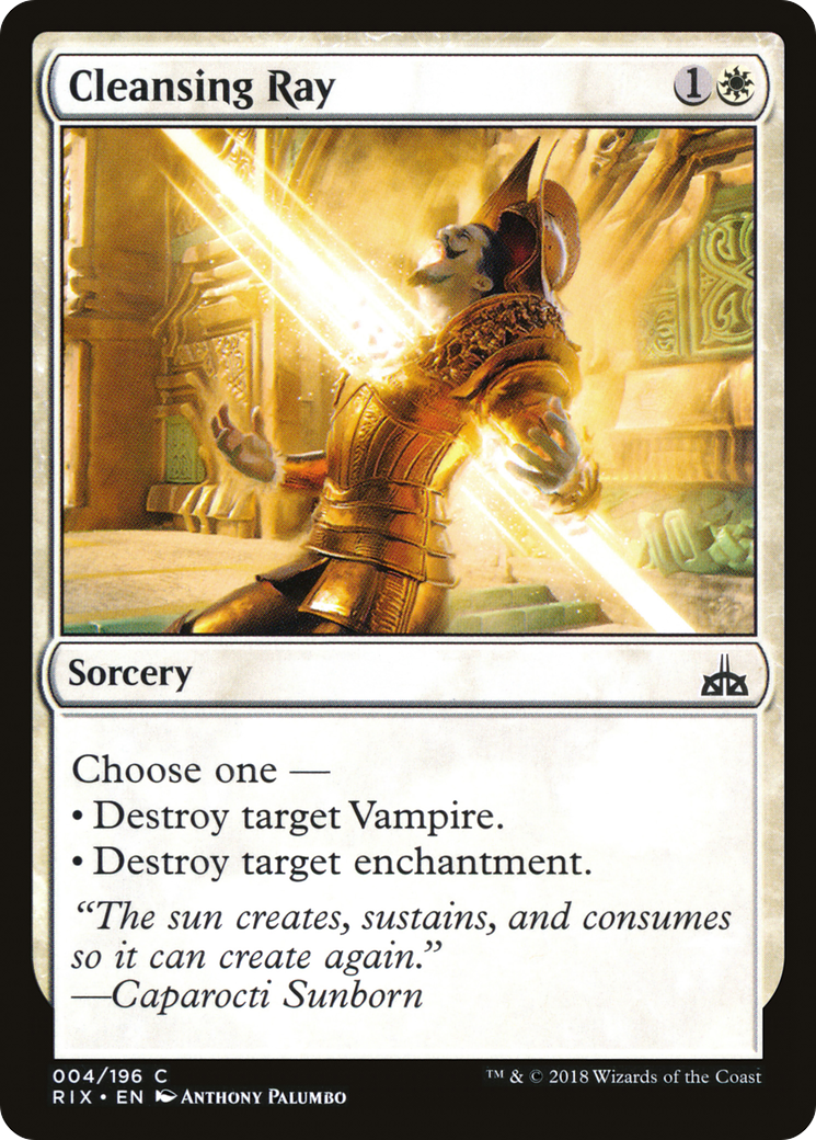 Cleansing Ray (RIX-004) - Rivals of Ixalan
