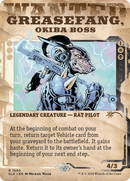 Greasefang, Okiba Boss (SLD-1690) - Secret Lair Drop: (Showcase) (Borderless)