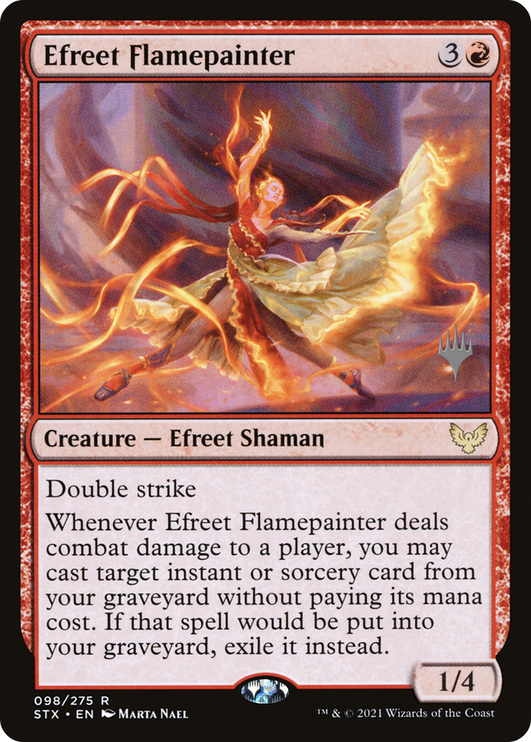 Efreet Flamepainter (PPSTX-098) - Strixhaven: School of Mages Promos Foil