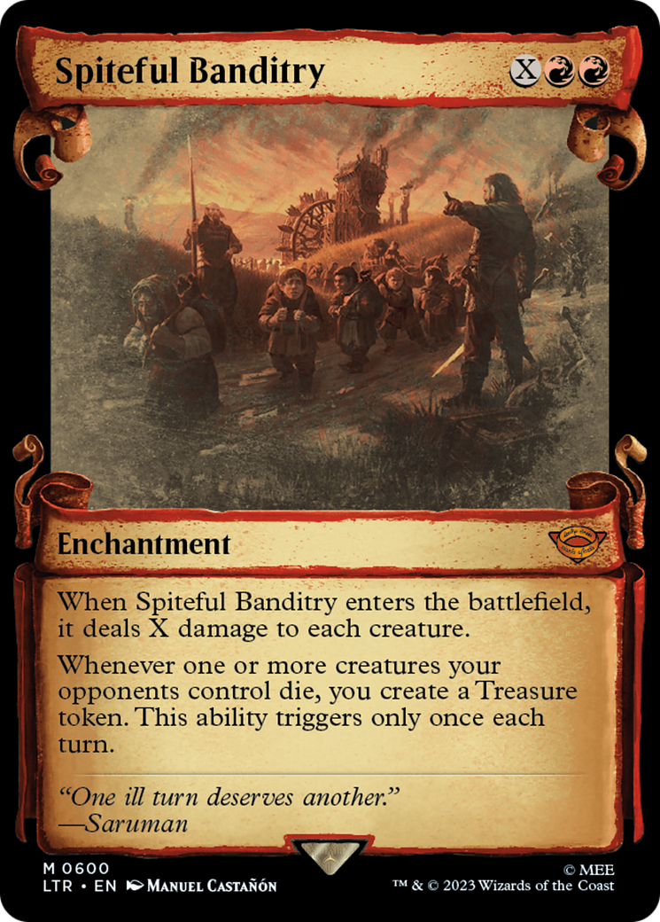 Spiteful Banditry (LTR-600) - The Lord of the Rings: Tales of Middle-earth: (Showcase)