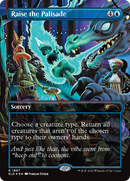 Raise the Palisade (SLD-1897) - Secret Lair Drop (Borderless) Foil