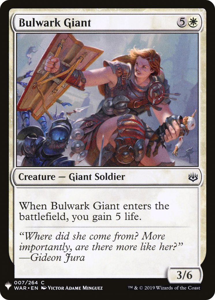 Bulwark Giant (LIST-007) - The List