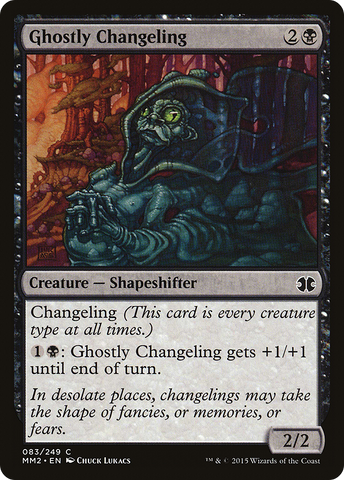 Ghostly Changeling (MM2-083) - Modern Masters 2015