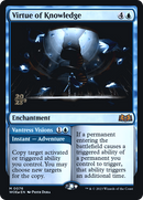 Virtue of Knowledge // Vantress Visions (PRE-076) - Wilds of Eldraine Promos Foil