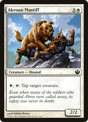 Akroan Mastiff (JOU-003) - Journey into Nyx Foil