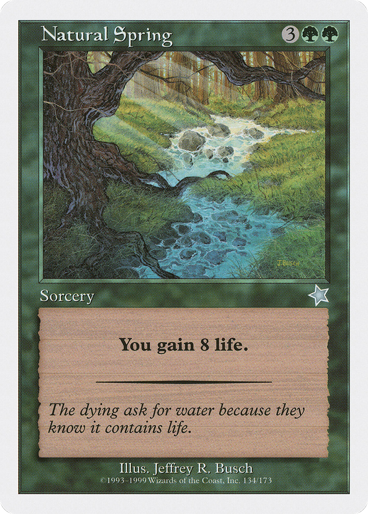 Natural Spring (S99-134) - Starter 1999