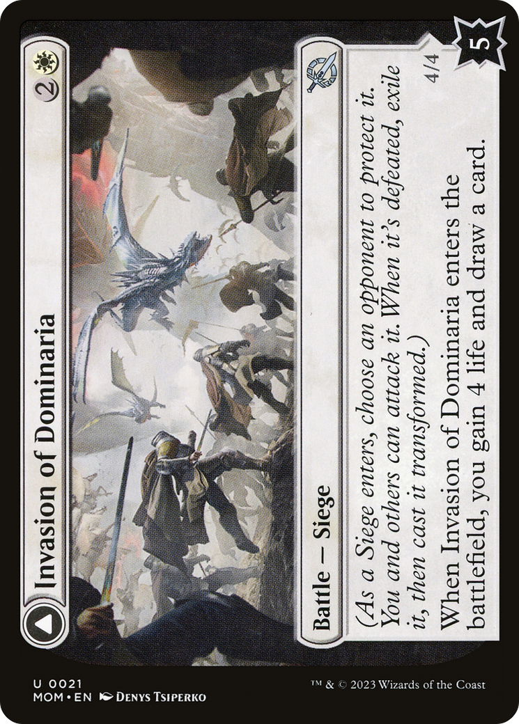 Invasion of Dominaria // Serra Faithkeeper (MOM-021) - March of the Machine Foil