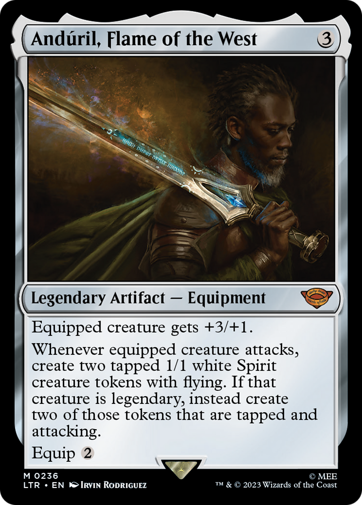Andúril, Flame of the West (LTR-236) - The Lord of the Rings: Tales of Middle-earth Foil