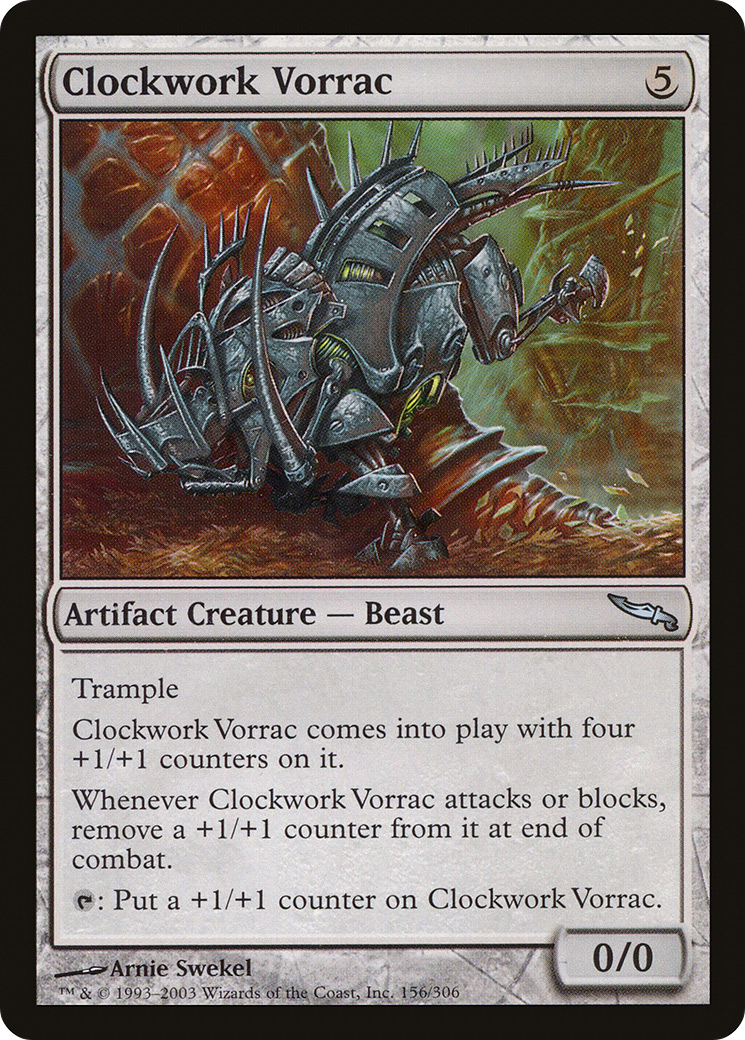 Clockwork Vorrac (MRD-156) - Mirrodin
