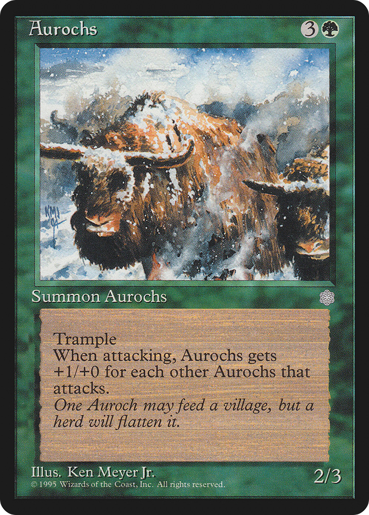 Aurochs (ICE-225) - Ice Age