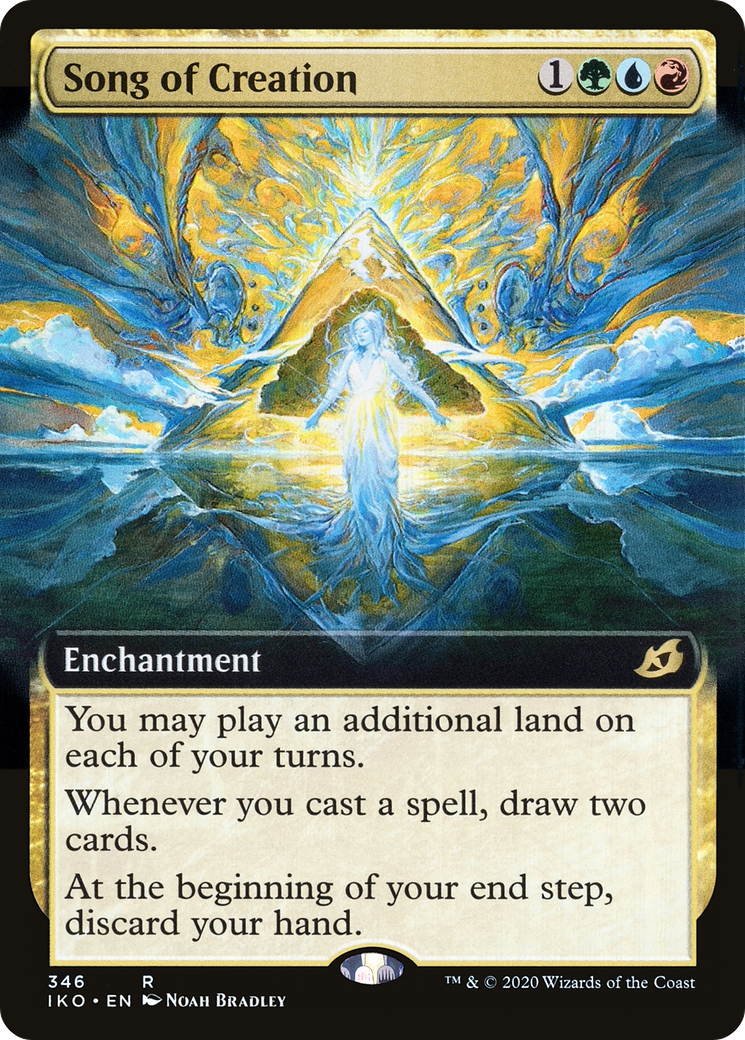 Song of Creation (IKO-346) - Ikoria: Lair of Behemoths: (Extended Art) Foil