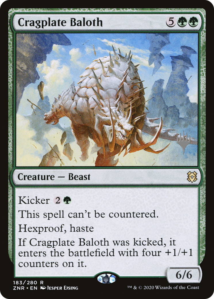 Cragplate Baloth (PPZNR-183P) - Zendikar Rising Promos