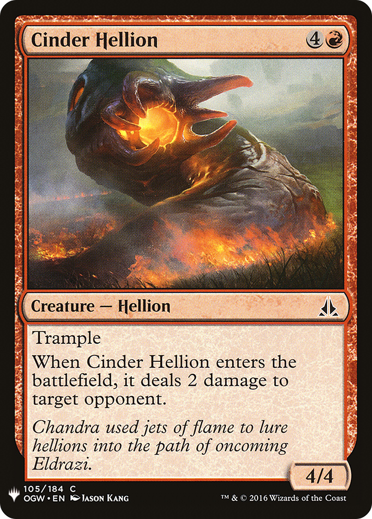 Cinder Hellion (LIST-OGW-105) - The List