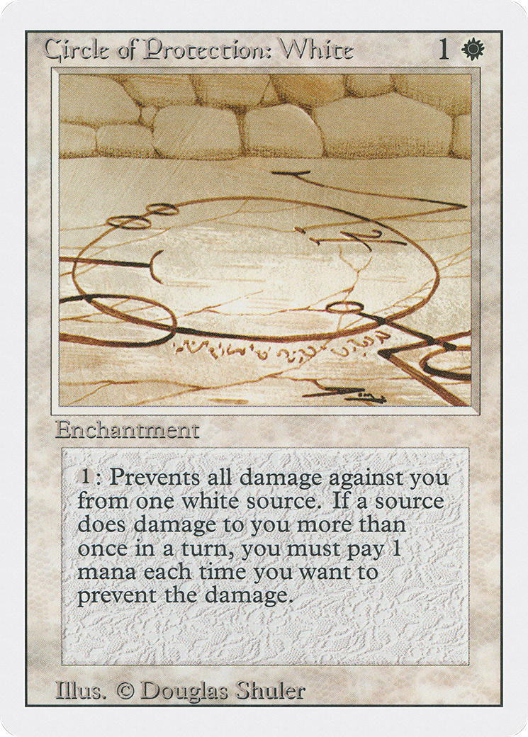 Circle of Protection: White (3ED-013) - Revised Edition
