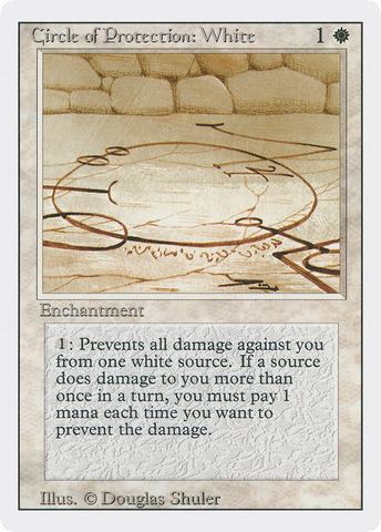 Circle of Protection: White (3ED-013) - Revised Edition