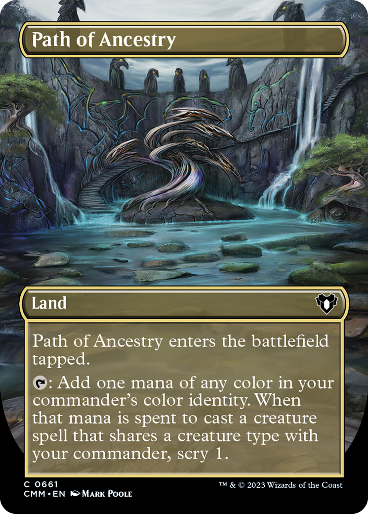 Path of Ancestry (CMM-661) - Commander Masters (Borderless)