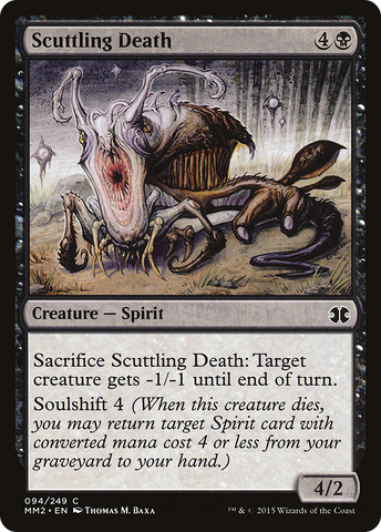 Scuttling Death (MM2-094) - Modern Masters 2015