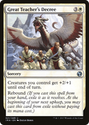 Great Teacher's Decree (IMA-021) - Iconic Masters Foil