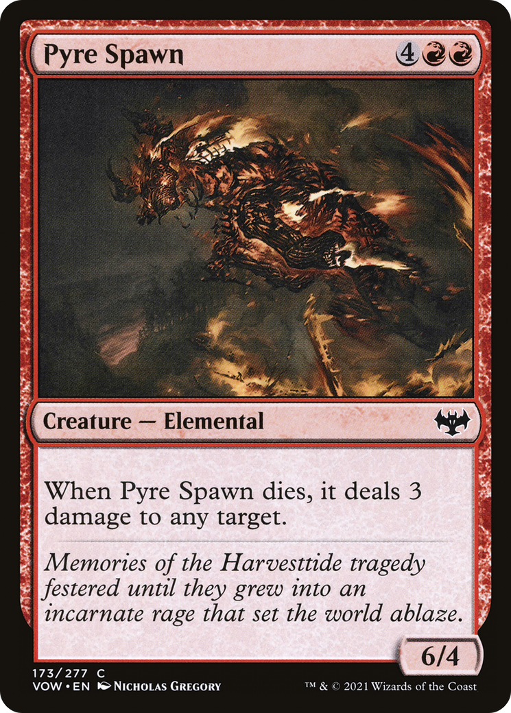 Pyre Spawn (VOW-173) - Innistrad: Crimson Vow Foil