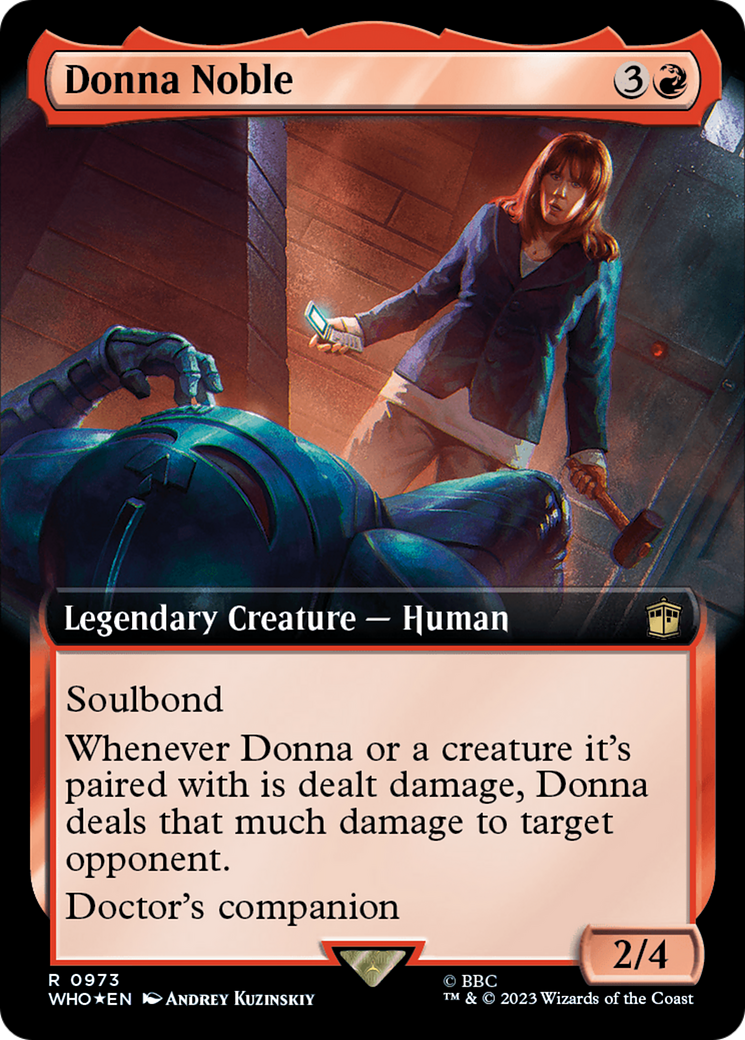 Donna Noble (WHO-973) - Doctor Who: (Extended Art) Foil