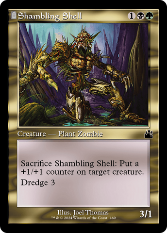 Shambling Shell (RVR-460) - Ravnica Remastered: (tombstone) Foil