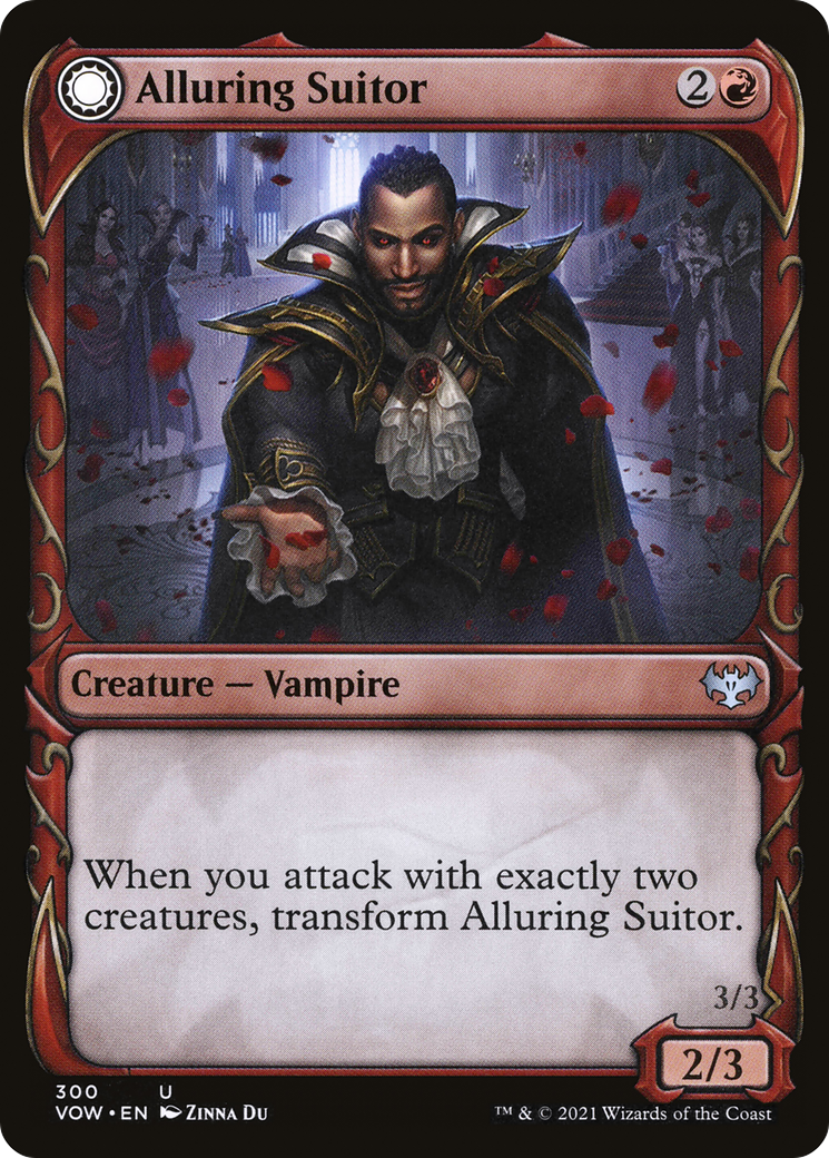 Alluring Suitor // Deadly Dancer (VOW-300) - Innistrad: Crimson Vow: (Showcase, Double Faced Transform)
