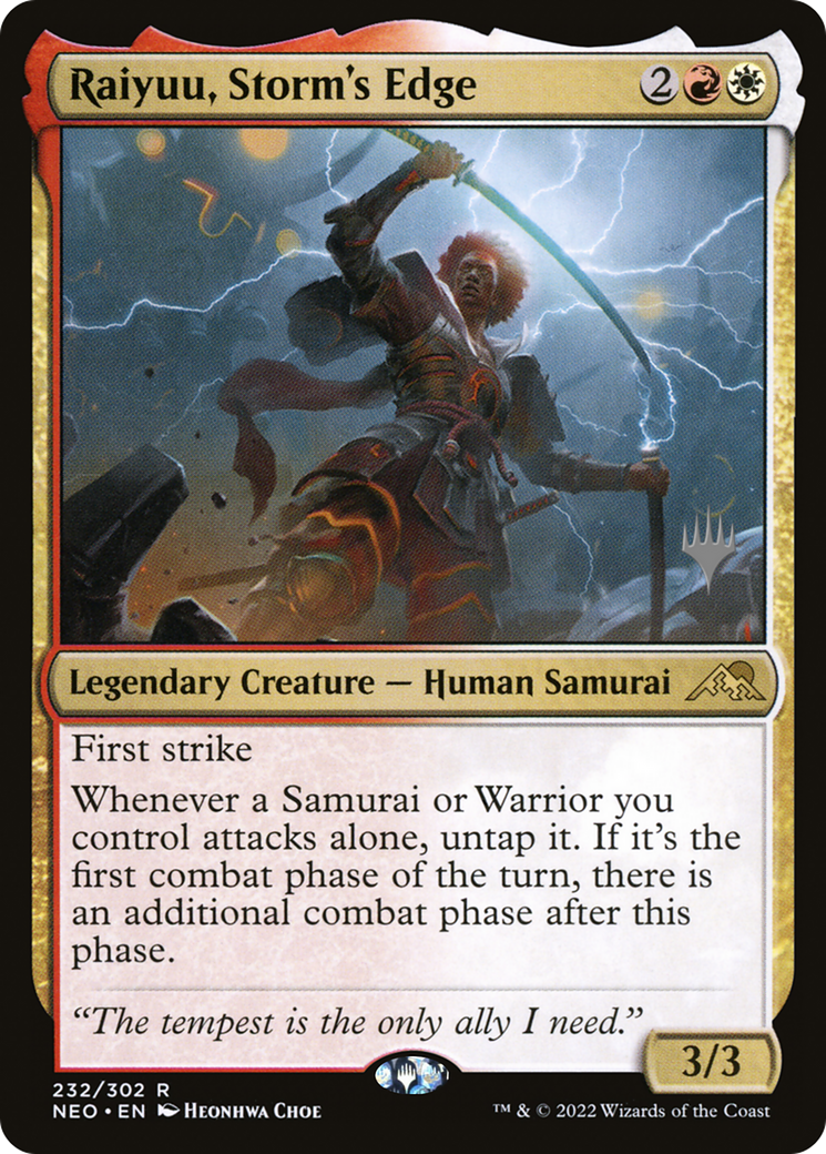 Raiyuu, Storm's Edge (PPNEO-232P) - Kamigawa: Neon Dynasty Promos
