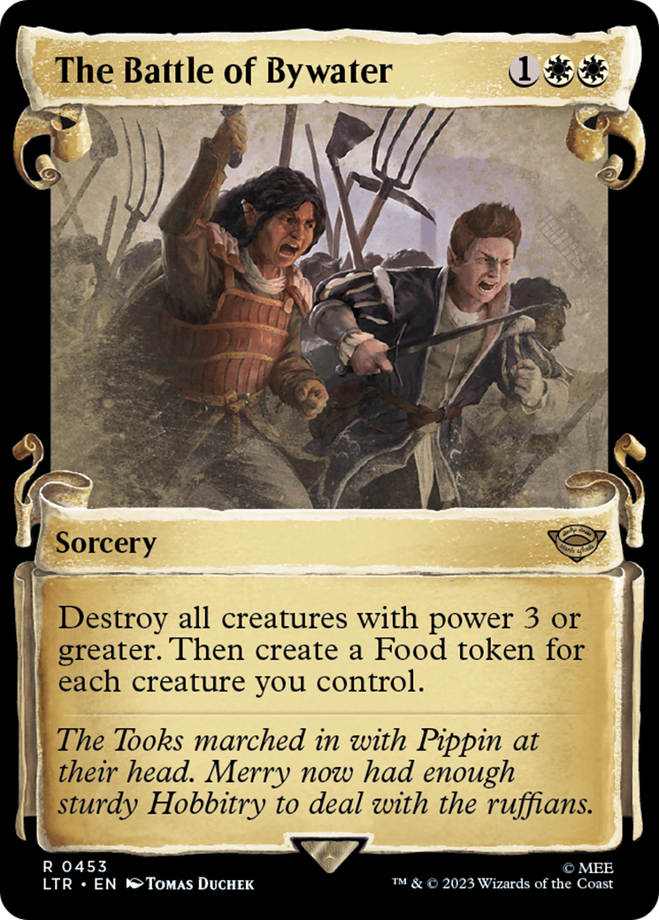 The Battle of Bywater (LTR-453) - The Lord of the Rings: Tales of Middle-earth: (Showcase) Foil