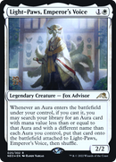 Light-Paws, Emperor's Voice (PRE-25S) - Kamigawa: Neon Dynasty Promos Foil