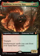 Wildsear, Scouring Maw (BLC-044) - Bloomburrow Commander: (Extended Art) Foil